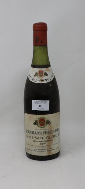 null 1 bouteille, Nuit-Saint-Georges 1er Cru "Les Saints Georges", 1971, Bouchard...