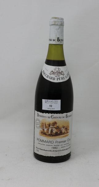 null 1 bouteille, Pommard 1er Cru, 1982, Bouchard père et fils (bas goulot)