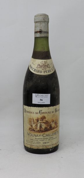 null 1 bouteille, Volnay 1er Cru "Le Caillerets", 1971, Bouchard père et fils (bas...