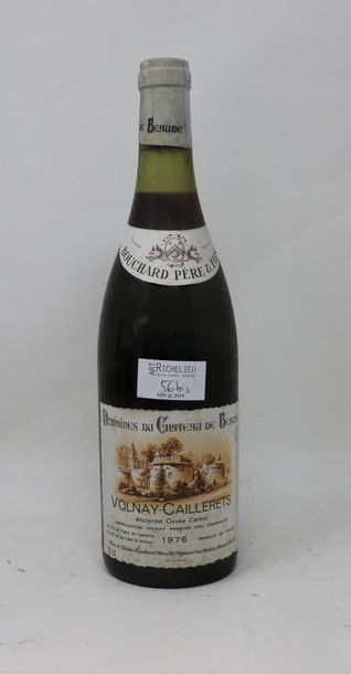 null 1 bouteille, Volnay 1er Cru "Le Caillerets", 1976, Bouchard père et fils (bas...