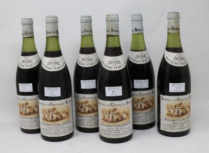 null 6 bouteilles, Volnay 1er Cru "Le Caillerets", 1978, Bouchard père et fils (3...