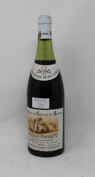 null 1 bouteille, Volnay 1er Cru "Fremiets", 1978, Bouchard père et fils