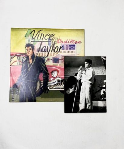 ROCK’N’ROLL Lot de 1 Lp de Vince Taylor + 1 photo, original français. Set of 1 Lp...