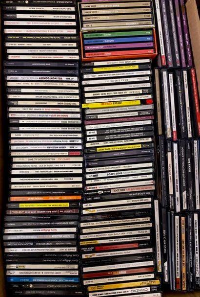 JAZZ Lot d'environ 500 cds de jazz. Rares éditions du début du jazz jusque jazz rock,...