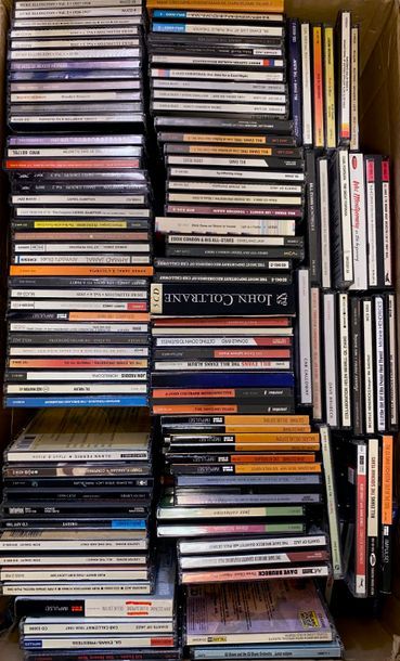 JAZZ Lot d'environ 500 cds de jazz. Rares éditions et réeditions du début du jazz...