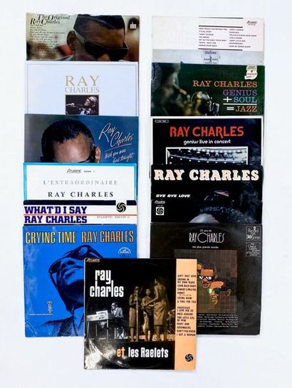 SOUL/ R’N’B/ FUNK Lot de 13 disques 33T de Ray Charles. Set of 13 Lps of Ray Charles....