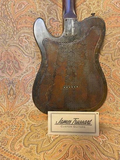 null GUITAR SOLID-BODY - James Trussart. MODEL - Rusty Holy Back Steelcaster, 06/2009....