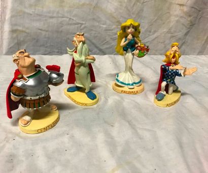 null Four "Plastoy" resin subjects from 2000, based on the comic book "Asterix".