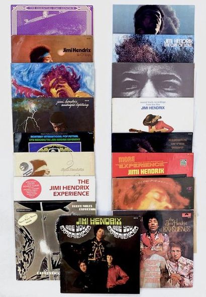 null 17 disques 33T de Jimi Hendrix. VG à NM VG à NM