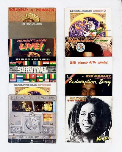 null 11 disques 33T de Bob Marley. G à NM VG+ à NM