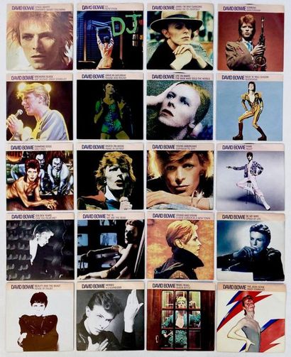 null 20x 7“ de David Bowie. VG+ à NM VG+ à NM