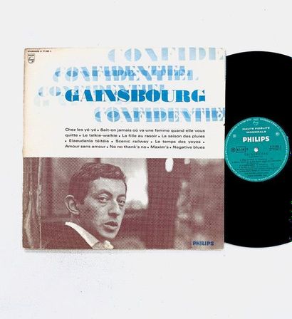 null 1 disque 33T de Serge Gainsbourg - Confidentiel. Pressage original, première...