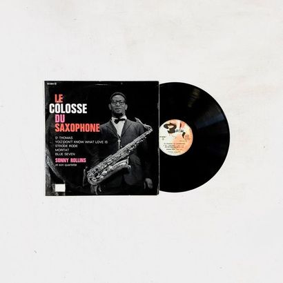 null 1 disque 33T de Sonny Rollins - Le Colosse du saxophone. VG- (cut sleeve) V...