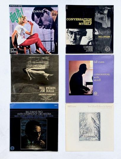null 6 Lps of Bill Evans. VG+ to EX VG+ to NM