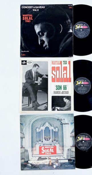 null 3 Lps of Martial Solal Trio. VG+ to EX VG+ to EX