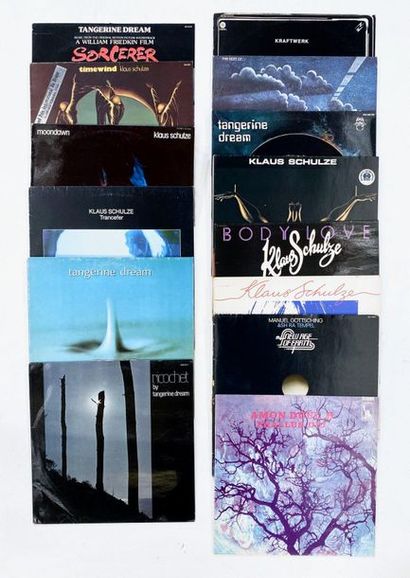 null 14 Lps of Krautrock. VG to NM VG+ to NM