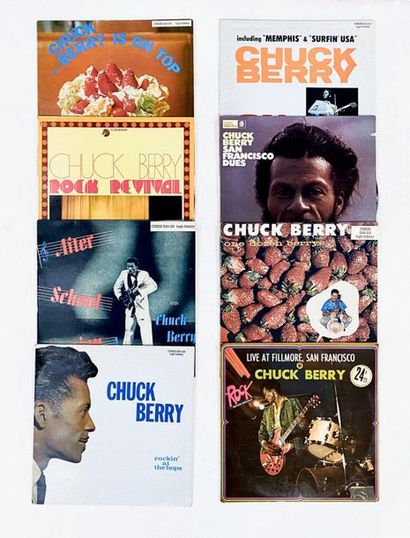 null 8 disques 33T de Chuck Berry, rééditions. VG à NM VG à NM