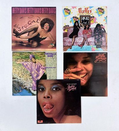 null Se5 Lps of female soul singers. VG+ to EX VG+ to NM