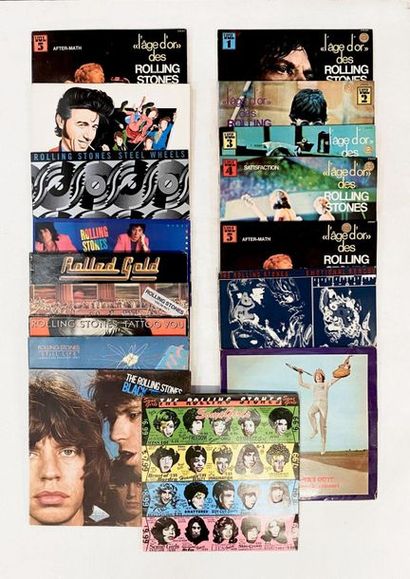 null 17 disques 33T des Rolling Stones. VG à NM VG à NM