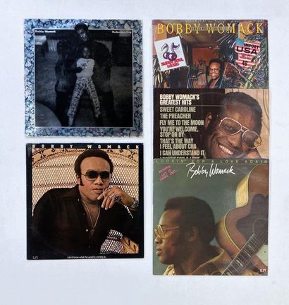 null 5 Lps of Bobby Womack. VG+ to NM VG+ to NM