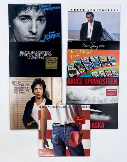 null 8 disques 33T de Bruce Springsteen. VG+ à NM VG+ à NM