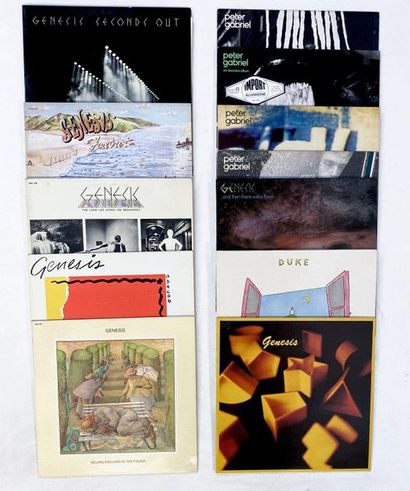 null 12 disques 33T de Genesis et Peter Gabriel. VG+ à NM VG+ à NM