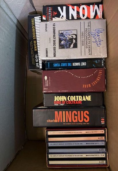 null 15 boxes of CD Jazz - John Coltrane, Charles Mingus, Sonny Rollins, Chet Ba...