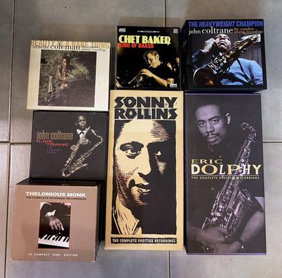 null 15 coffrets de CD Jazz divers - John Coltrane, Charles Mingus, Sonny Rollins,...