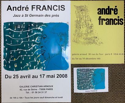 null André FRANCIS (1925-2019)

"Jazz et peinture - the shadows of our Miles - 1984",...