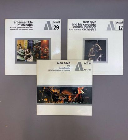 5 disques 33 T Free Jazz, du label Actuel

VG+...