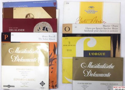 null Lot of about 80 LPs, box and 10'' of classical music, including 3 LPs by Pierre...