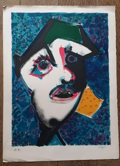 null Bernard LORJOU (1908-1986)

Le Clown

Lithographie, signée en bas à droite,...