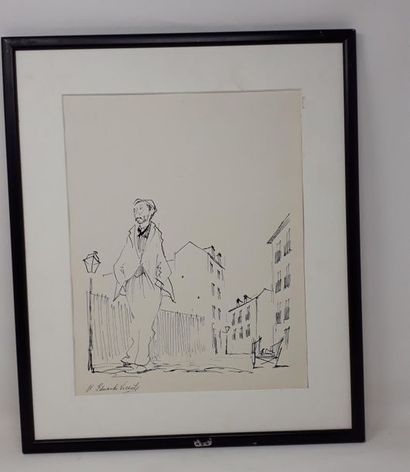 null Edouardo VICENTE (1909-1968)

"Character in Madrid"

Ink, signed lower left

32...