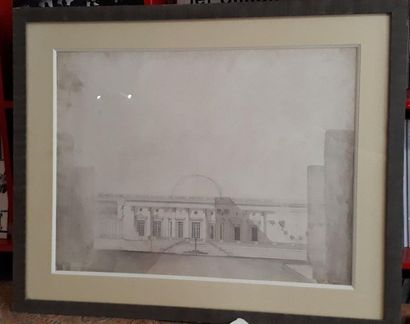 null AUREJAC (20th century school)

"Raising the facade of a pavilion"

Pencil, ink,...