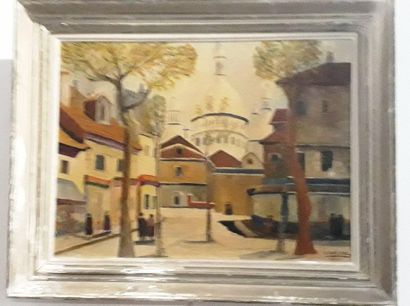 null A MARECHAL (School Xxe century)

"Montmartre"

Oil on canvas, signed and dated...