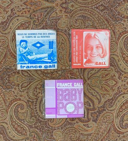FRANCAIS 3 disques 45 T Jukebox + pochettes - France Gall

VG+ à EX; VG+ à EX