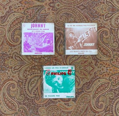 FRANCAIS 3 disques 45 T Jukebox + pochettes - Johnny Hallyday

VG+ à EX; VG+ à E...