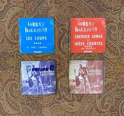 FRANCAIS 4 disques 45 T Jukebox + pochettes - Johnny Hallyday

VG+ à EX; VG+ à E...