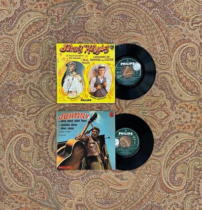 FRANCAIS 6 disques (2 x Ep et 4 x 45 T Jukebox promo) - Johnny Hallyday

VG+ à EX;...