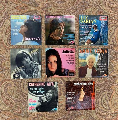 FRANCAIS 8 disques Ep - Chanteuses françaises - Swinging Mademoiselle/Yéyé

VG+ à...