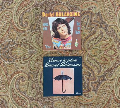 FRANCAIS 2 x 7'' (including promo) - Daniel Balavoine

VG+ to EX; VG+ to EX

Rarity...