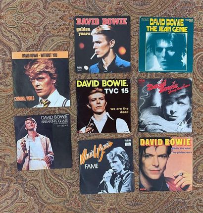 POP ROCK 8 disques 45 T - David Bowie

Pressages français

VG à EX; VG à EX