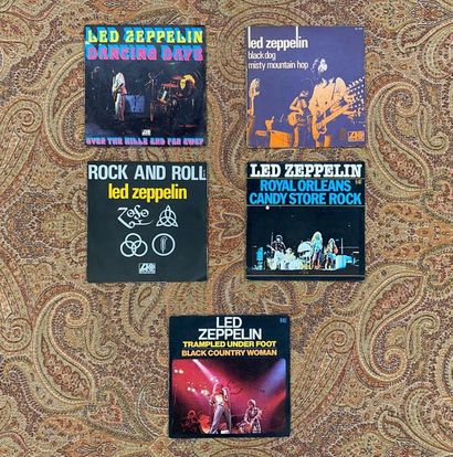 HARD ROCK 5 disques 45 T - Led Zeppelin

Pressages français

VG à EX; VG à EX