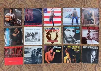 POP ROCK 15 disques 45 T (dont promo) - Bruce Springsteen 

VG+ à EX; VG+ à EX