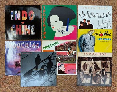 NEW WAVE 8 disques (5 x 33 T et 3 x maxi 45 T) - Indochine

VG+ à EX, VG+ à EX