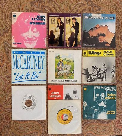 POP ROCK 10 x 7'' (including 2 x promo) - The Beatles and members

VG+ to EX; VG+...