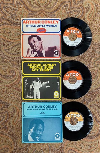 Rythm & Blues 3 disques 45 T - Arthur Conley

VG à EX (trace d'arrachement au dos...
