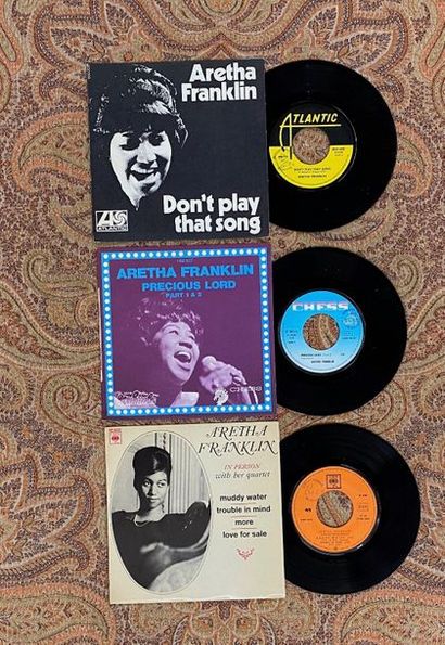 Soul/Rythm & Blues 3 disques (1 x Ep et 2 x 45 T) - Aretha Franklin

VG+ à EX; VG+...