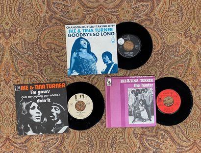 Soul/Rythm & Blues 3 disques 45 T - Ike et Tina Turner

VG+ à EX; VG+ à EX