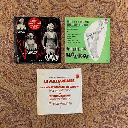 BOF 3 disques (2 x Ep et 1 x 45 T promo) - Marilyn Monroe

VG à EX; VG+ à EX